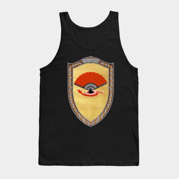 The Fans (Shield Copper and Silver Celtic Rope on wood) Tank Top by Swabcraft